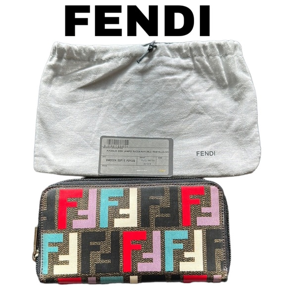 Fendi Handbags - NWOB Fendi canvas coated wallet